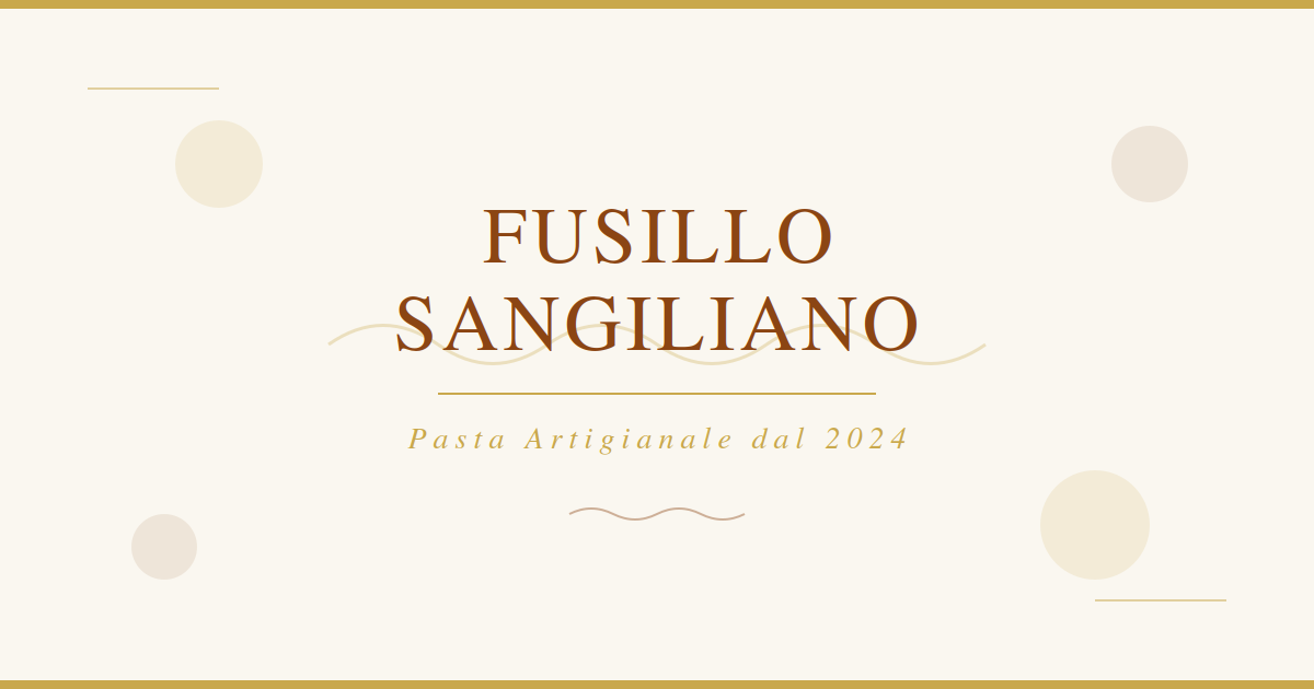 Fusillo Sangiliano a Sant'Egidio del Monte Albino